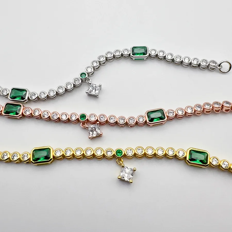 Eugenie Crystal Tennis Bracelet 2