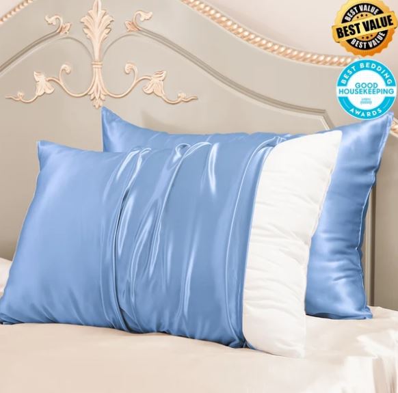 23mm Mulberry Silk Pillowcases, 2 Pack
